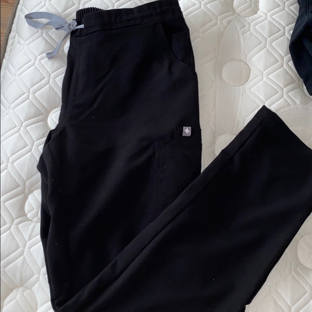 Figs slim straight leg scrub pants